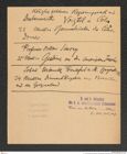 k.k. naturhistorisches Hofmuseum, Intendanzakten 1885-1896 (Hauer), Aktenzahl Z.205/1891, Seite 1